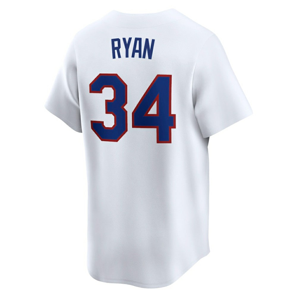MLB Nolan Ryan Texas Rangers Nike Throwback Cooperstown Collection Limited Jersey