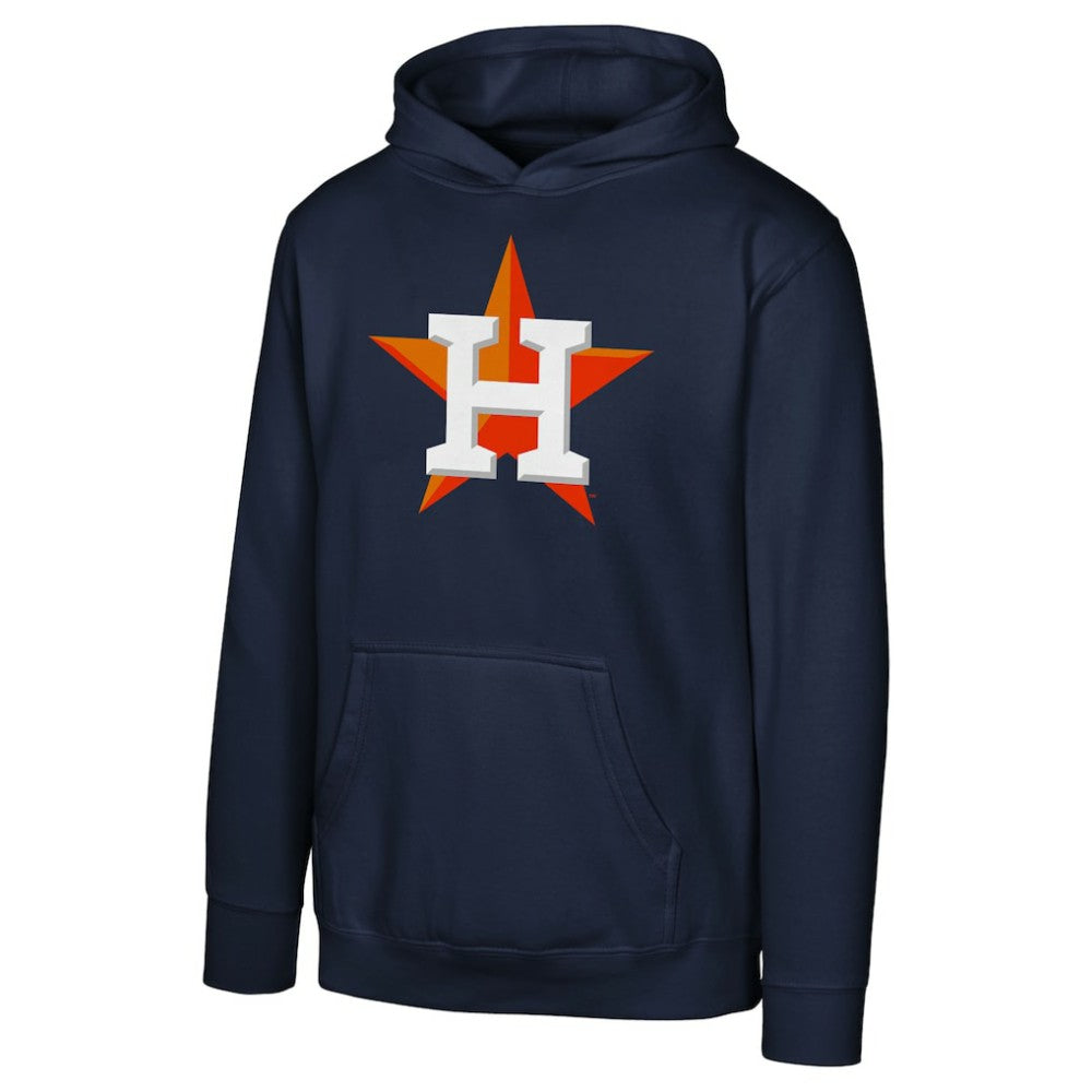 MLB Houston Astros Youth Primary Logo Pullover Hoodie