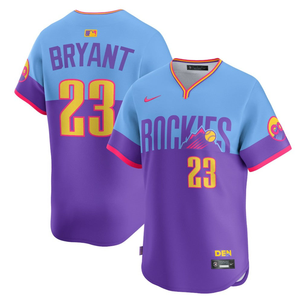 MLB Kris Bryant Colorado Rockies Nike 2025 City Connect Limited Player Jersey