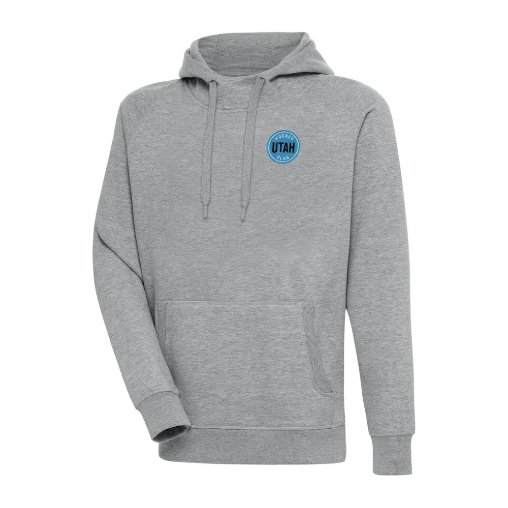 NHL Heather Gray Utah Mammoth Antigua Victory Pullover Hoodie