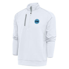 NHL White Utah Mammoth Antigua Generation Quarter-Zip Pullover Top