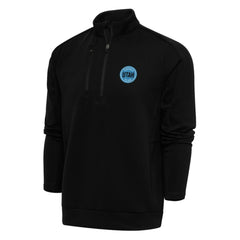 NHL Black Utah Mammoth Antigua Generation Quarter-Zip Pullover Top