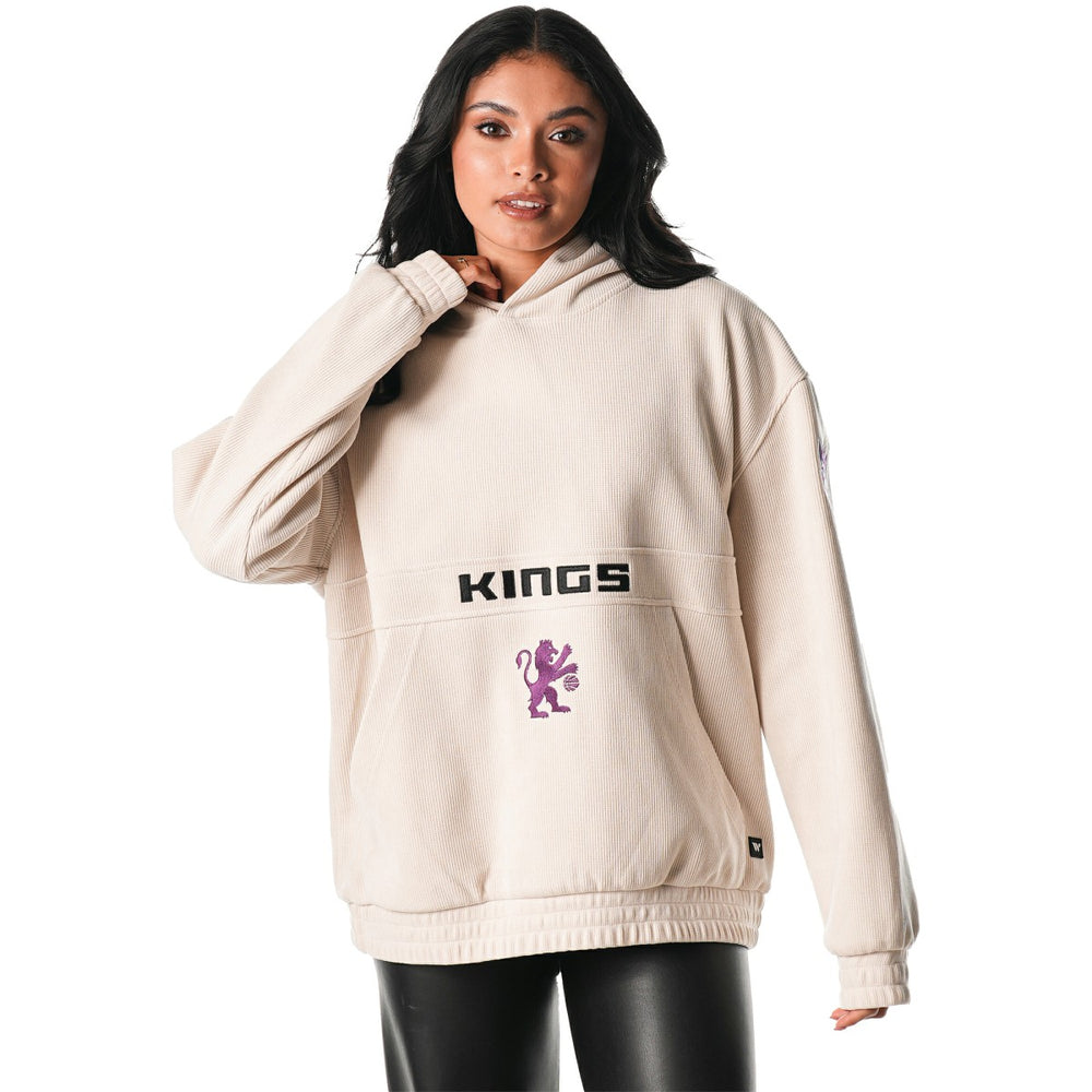 NBA Sacramento Kings The Wild Collective Unisex Corduroy Tri-Blend Pullover Hoodie