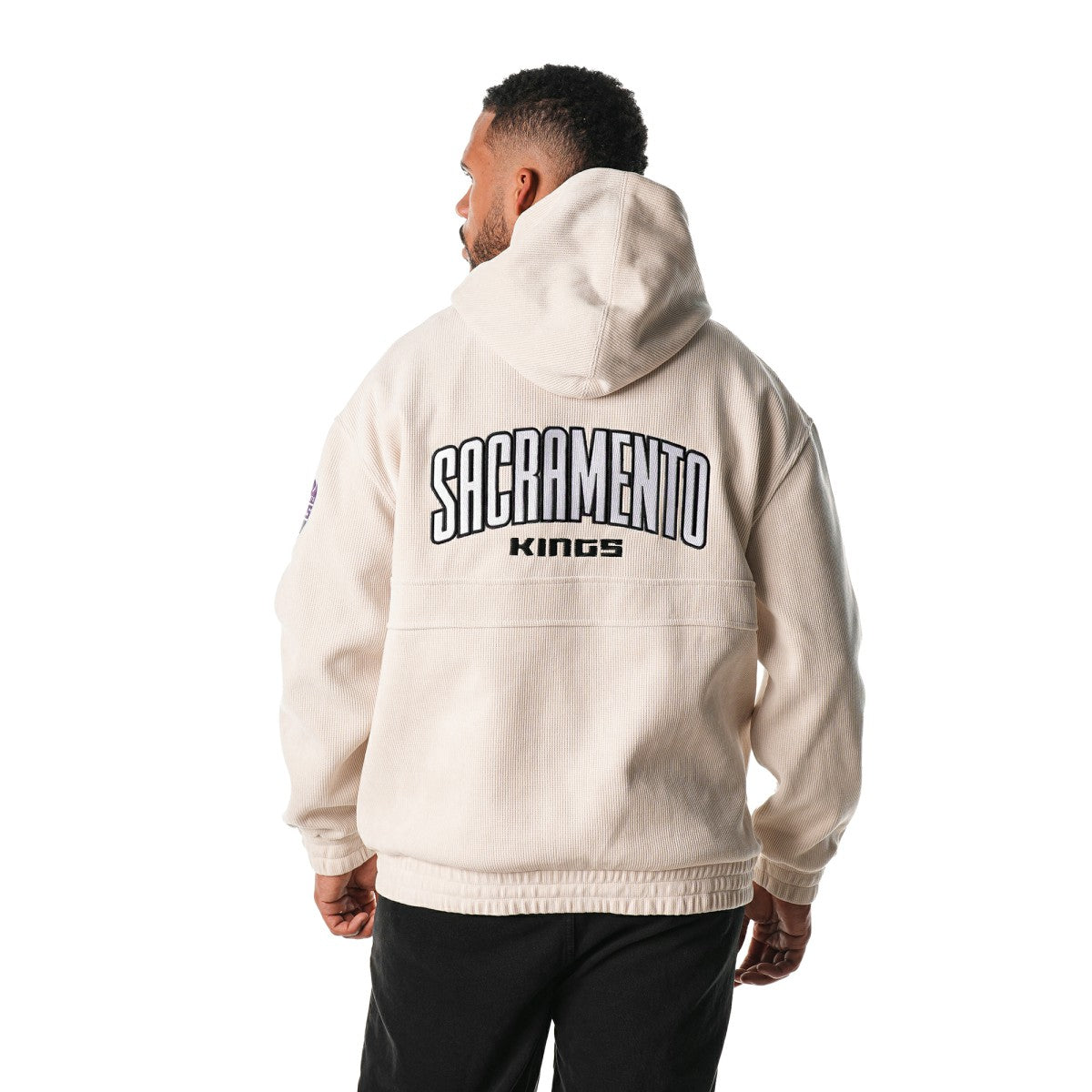 NBA Sacramento Kings The Wild Collective Unisex Corduroy Tri-Blend Pullover Hoodie