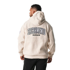 NBA Sacramento Kings The Wild Collective Unisex Corduroy Tri-Blend Pullover Hoodie