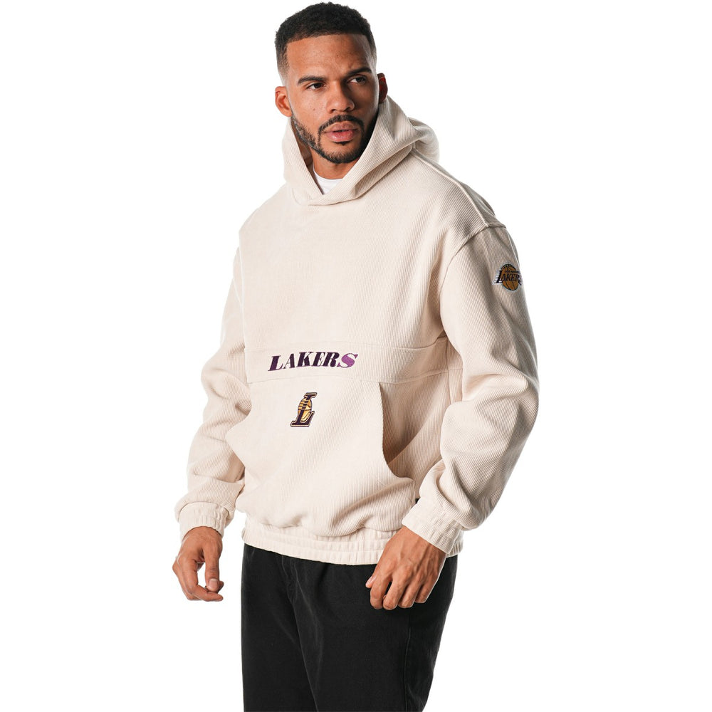 NBA Los Angeles Lakers The Wild Collective Unisex Corduroy Tri-Blend Pullover Hoodie