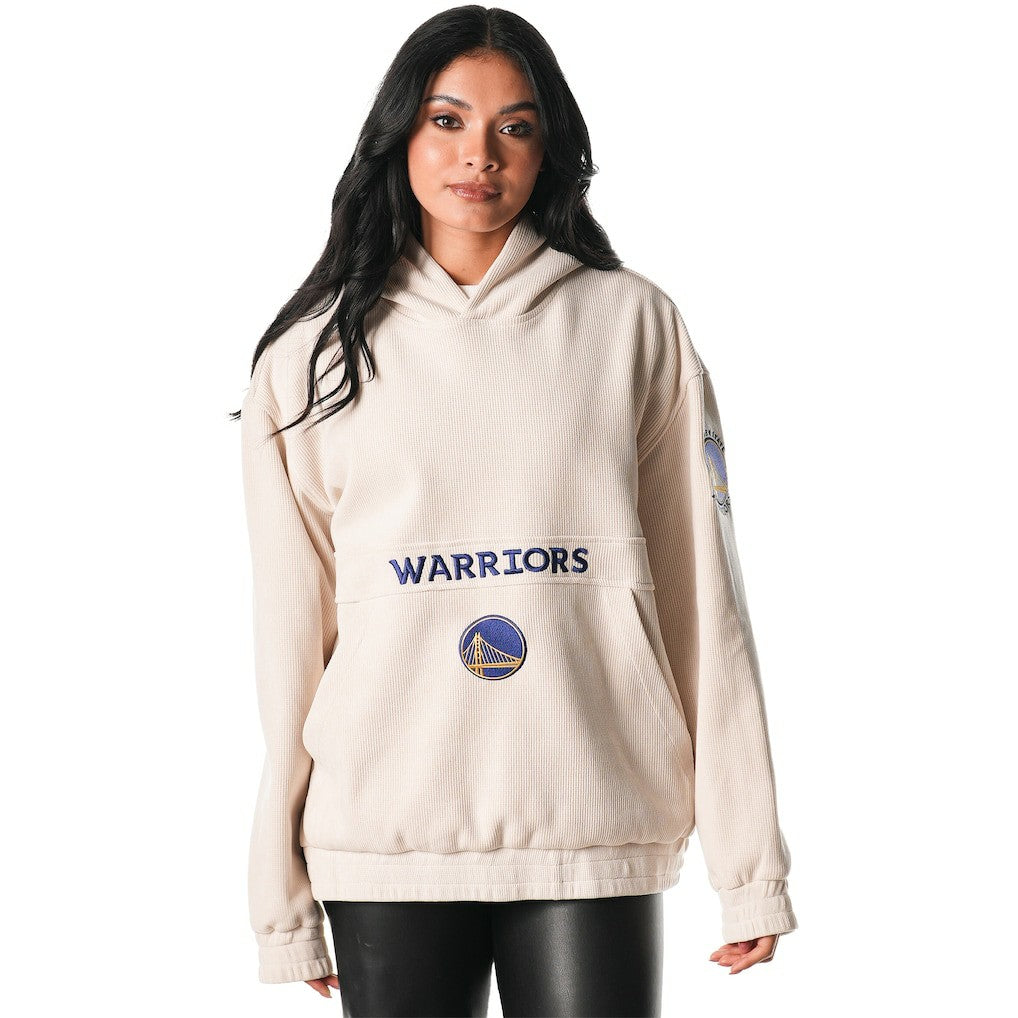 NBA Golden State Warriors The Wild Collective Unisex Corduroy Tri-Blend Pullover Hoodie sale