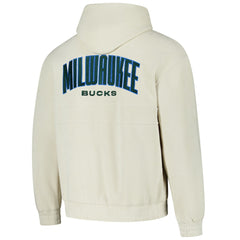NBA Milwaukee Bucks The Wild Collective Unisex Corduroy Tri-Blend Pullover Hoodie