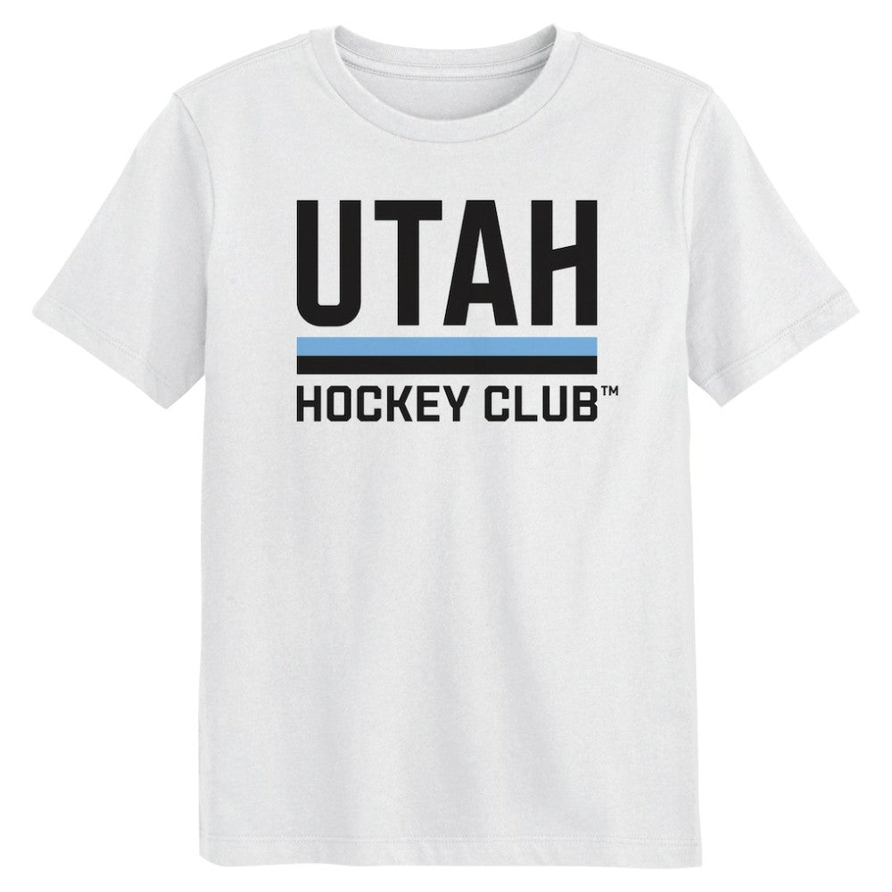 NHL White Utah Hockey Club Preschool Secondary Logo T-Shirt