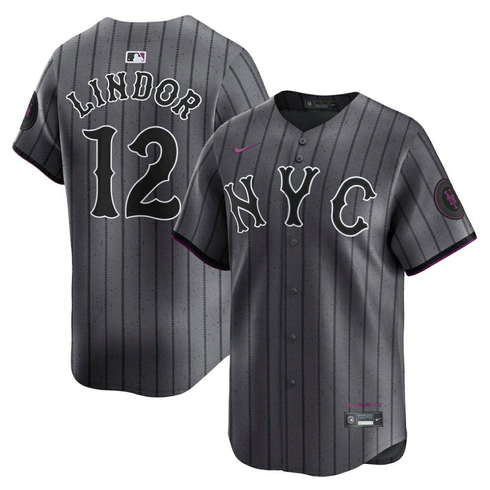 MLB Francisco Lindor New York Mets Nike City Connect Limited Jersey