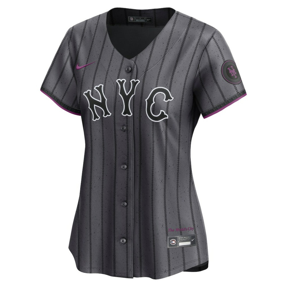 MLB New York Mets Nike Women's City Connect Limited Jersey