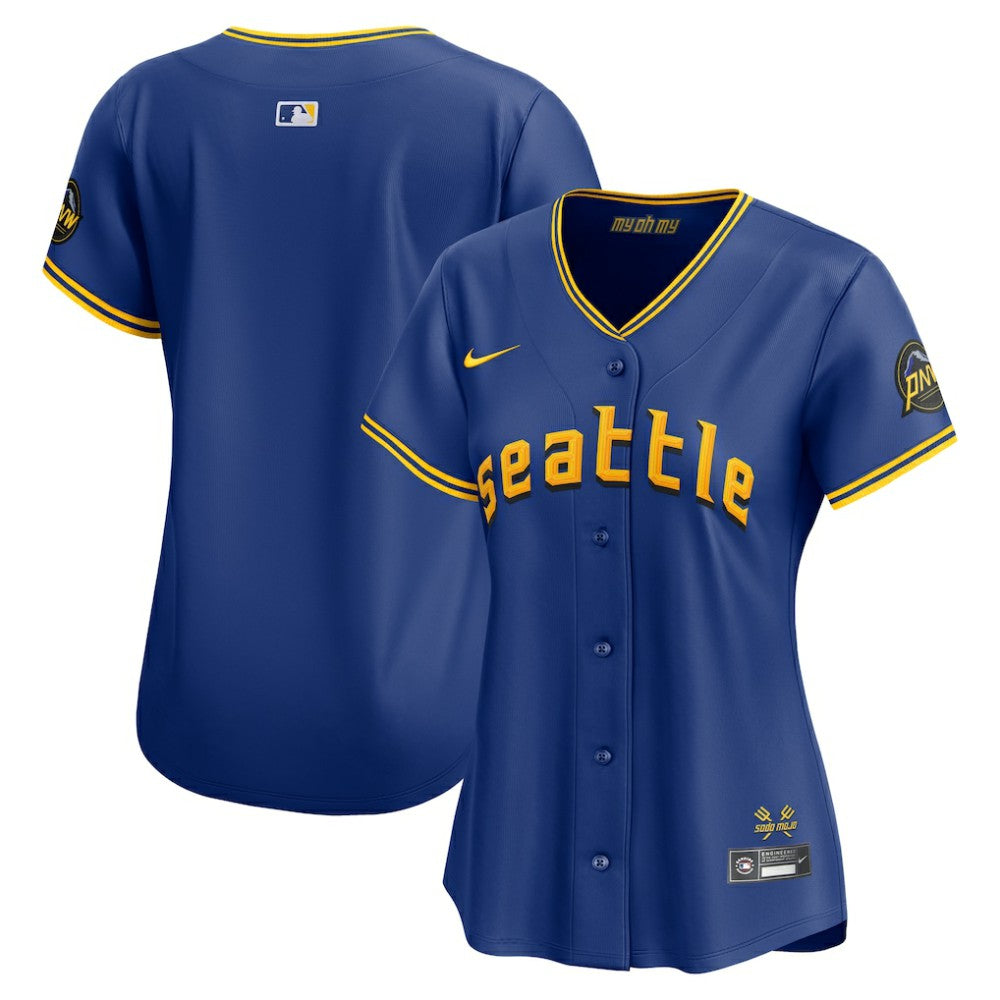 MLB Seattle Mariners Nike Women's City Connect Limited Jersey