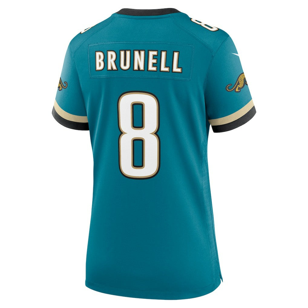 Mark Brunell  Women's Prowler Throwback Retired Player Game Jersey - Jacksonville Jaguars