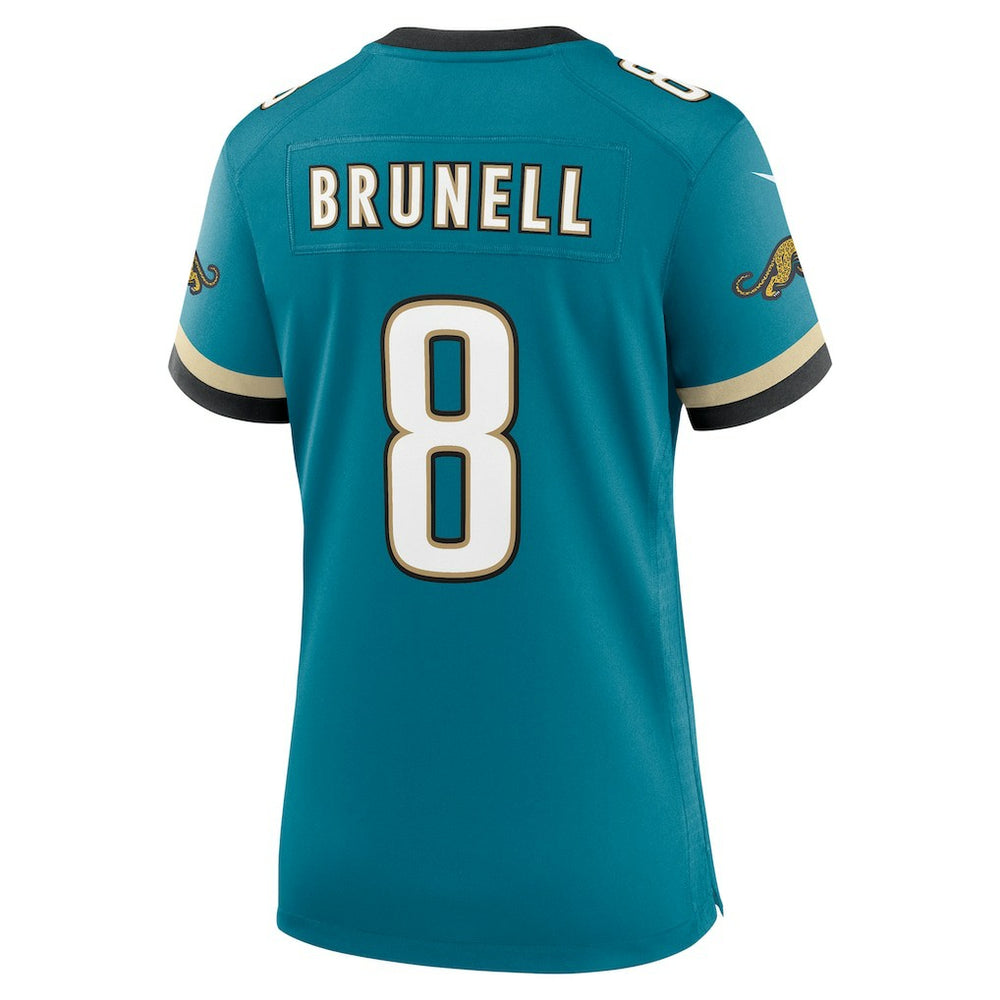 Mark Brunell  Women's Prowler Throwback Retired Player Game Jersey - Jacksonville Jaguars