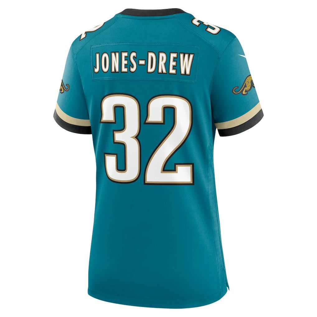Maurice Jones-Drew  Women's Prowler Throwback Retired Player Game Jersey - Jacksonville Jaguars