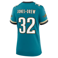 Maurice Jones-Drew  Women's Prowler Throwback Retired Player Game Jersey - Jacksonville Jaguars