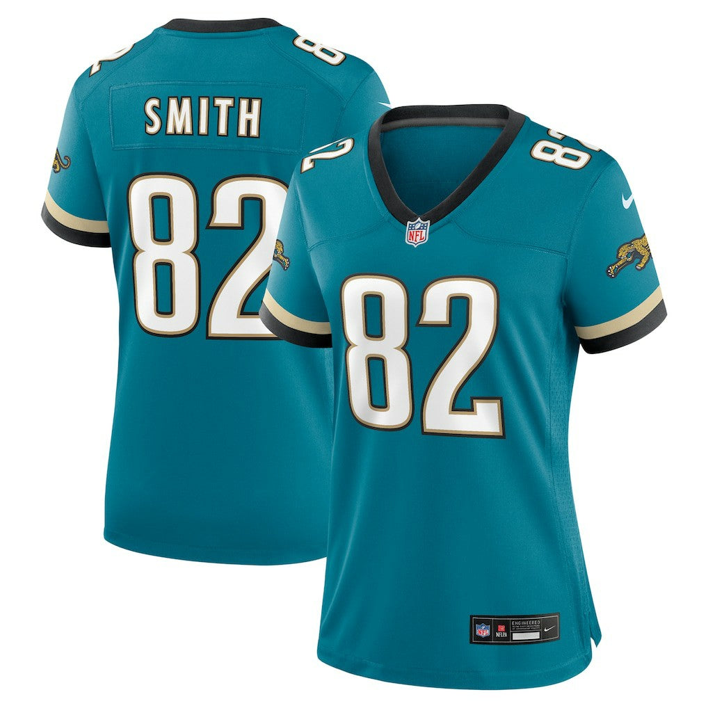 Jimmy Smith  Women's Prowler Throwback Retired Player Game Jersey - Jacksonville Jaguars
