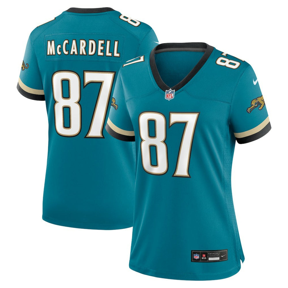 Keenan McCardell  Women's Prowler Throwback Retired Player Game Jersey - Jacksonville Jaguars
