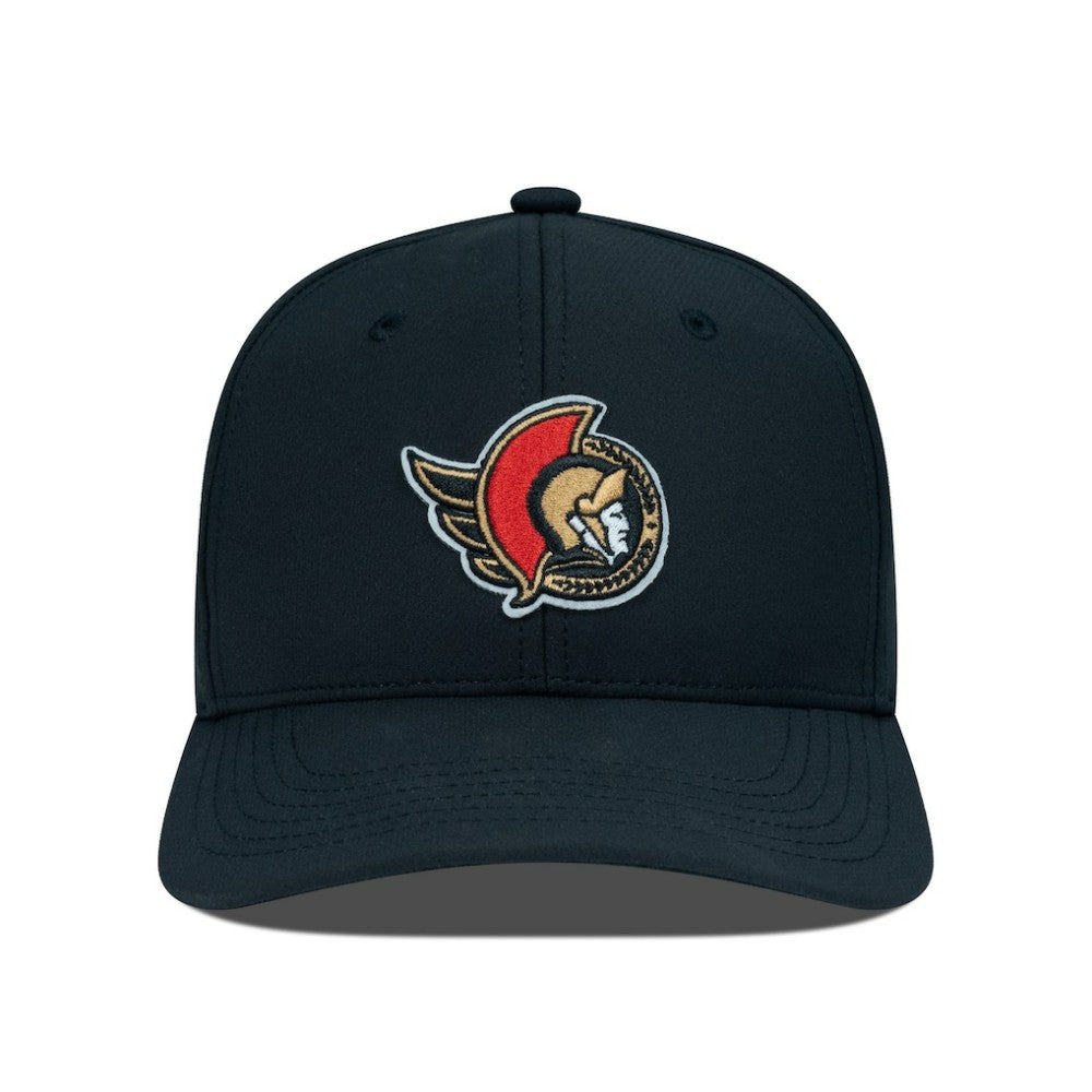NHL Black Ottawa Senators Levelwear Rise Flex Hat