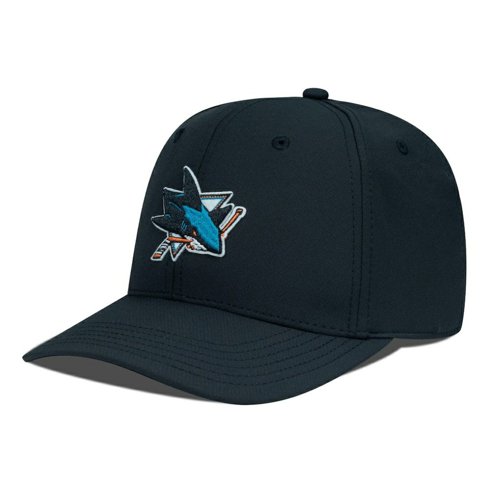 NHL Black San Jose Sharks Levelwear Rise Flex Hat