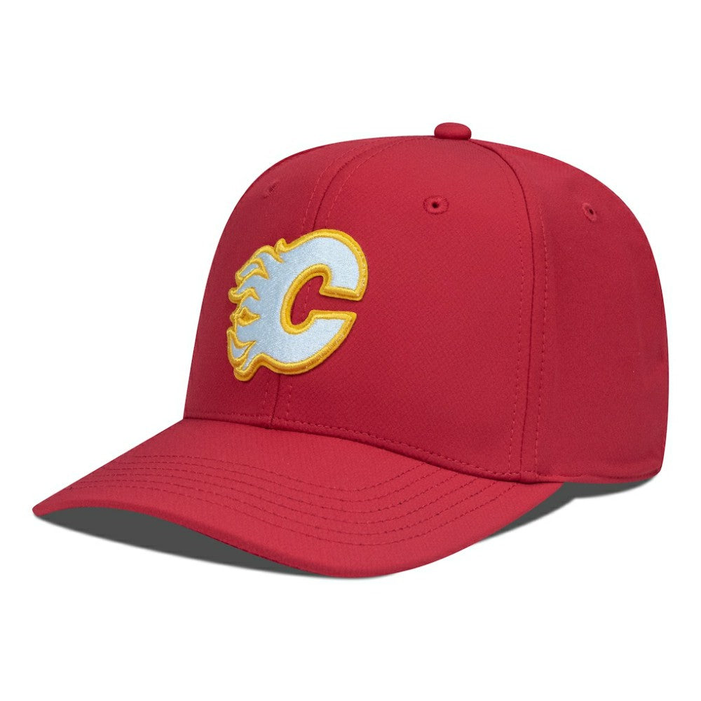 NHL Red Calgary Flames Levelwear Rise Flex Hat
