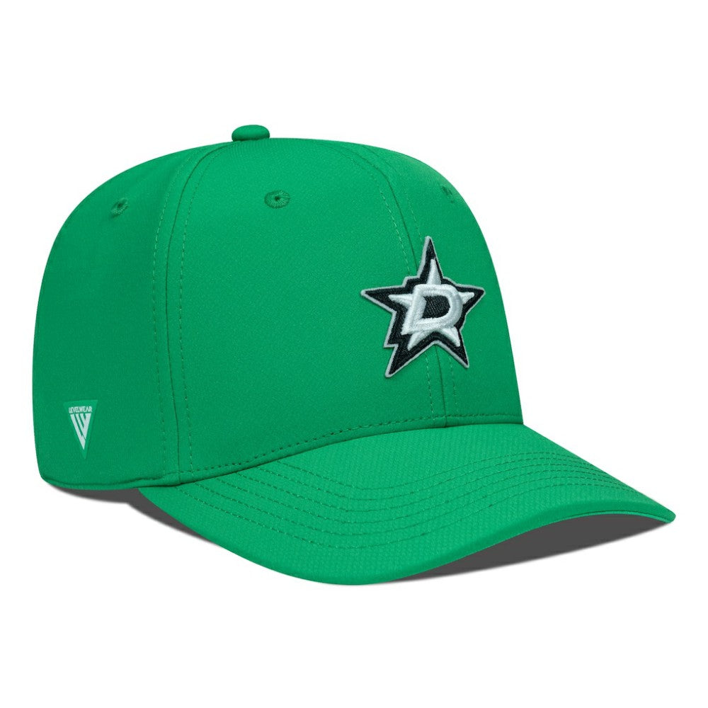 NHL Kelly Green Dallas Stars Levelwear Rise Flex Hat