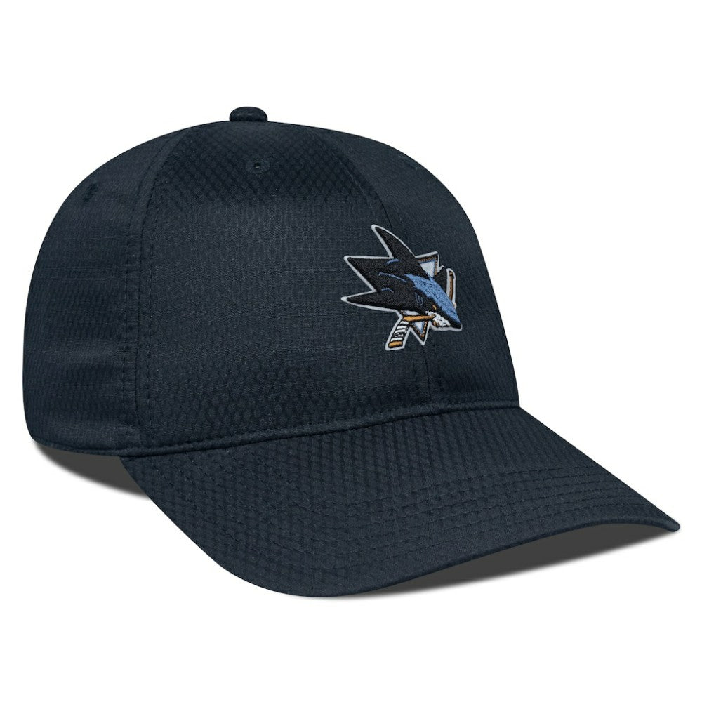 NHL Black San Jose Sharks Levelwear Matrix Adjustable Hat