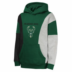 NBA Milwaukee Bucks Youth Ace In the Hole Pullover Hoodie