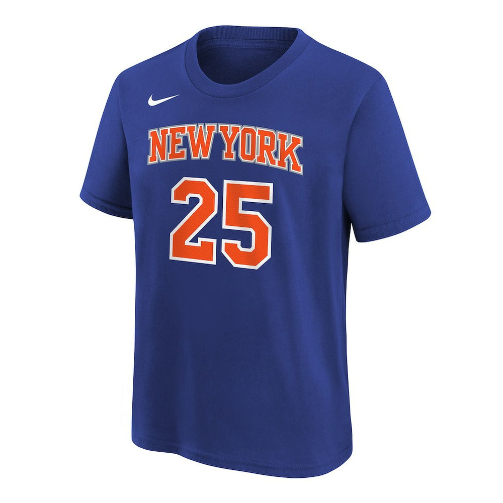 NBA Mikal Bridges New York Knicks Youth Icon Name & Number T-Shirt