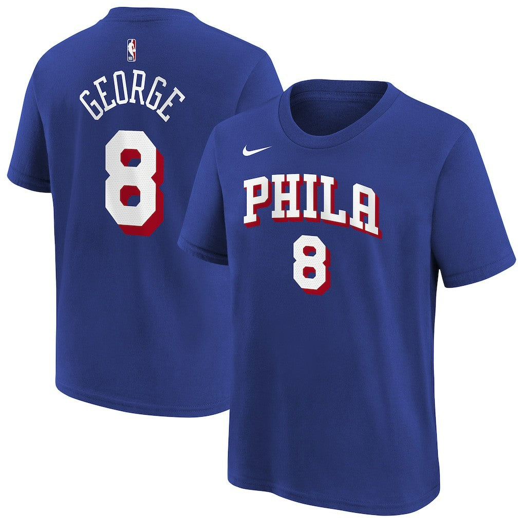 NBA Paul George Philadelphia 76ers Youth Icon Name & Number T-Shirt
