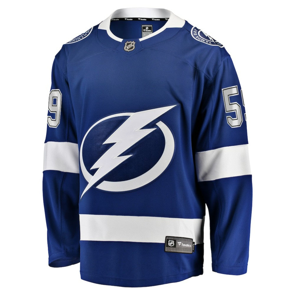 NHL Blue Jake Guentzel Tampa Bay Lightning Fanatics Home Premier Breakaway Player Jersey