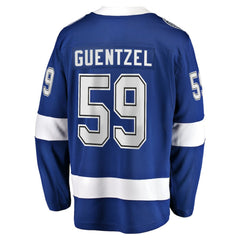 NHL Blue Jake Guentzel Tampa Bay Lightning Fanatics Home Premier Breakaway Player Jersey