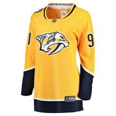 NHL Gold Steven Stamkos Nashville Predators Fanatics Women's Home Premier Breakaway Player Jersey Breakaway Jersey