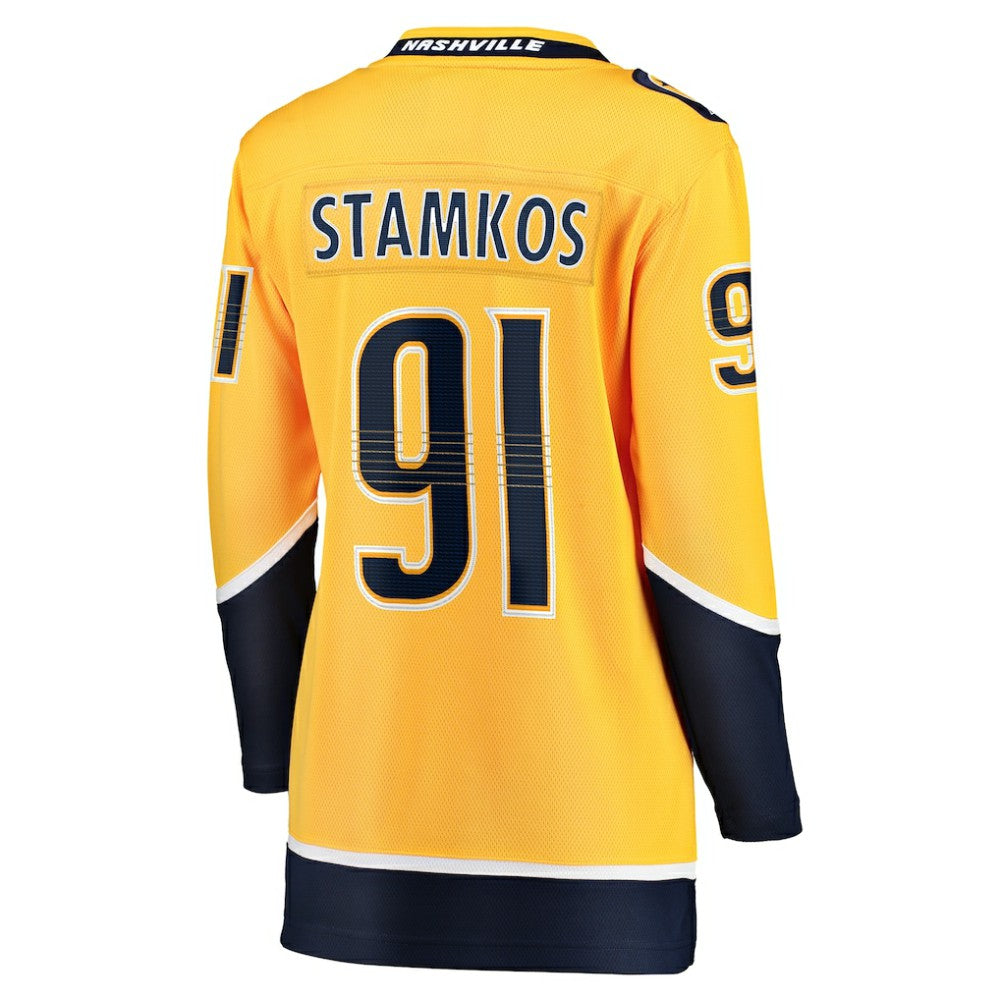 NHL Gold Steven Stamkos Nashville Predators Fanatics Women's Home Premier Breakaway Player Jersey Breakaway Jersey