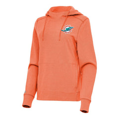 Antigua Women's Justice Pullover Hoodie - Miami Dolphins