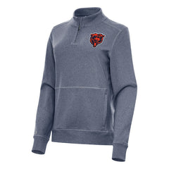 Antigua Women's Crush Quarter-Zip Jacket - Chicago Bears