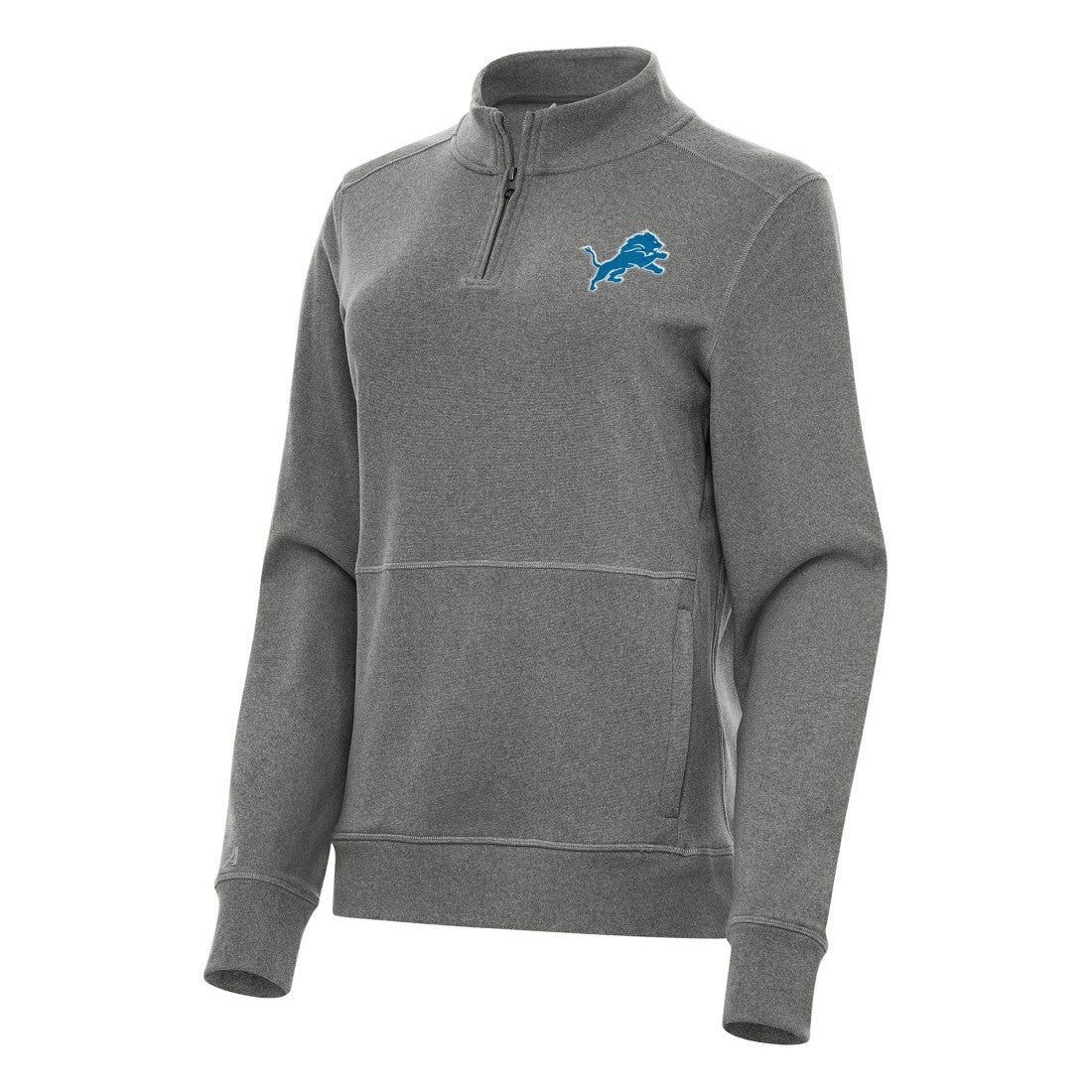 Antigua Women's Crush Quarter-Zip Jacket - Detroit Lions