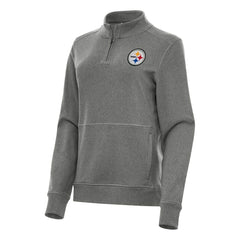 Antigua Women's Crush Quarter-Zip Jacket - Pittsburgh Steelers