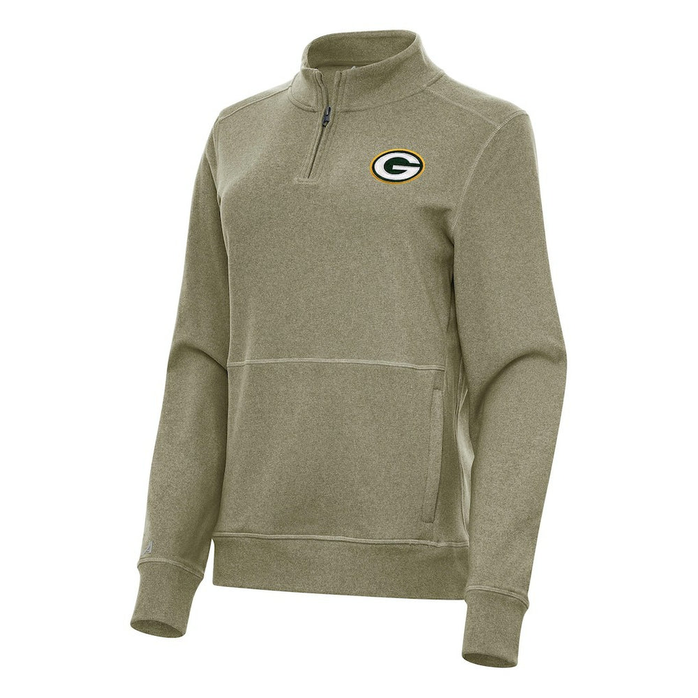 Antigua Women's Crush Quarter-Zip Jacket - Green Bay Packers