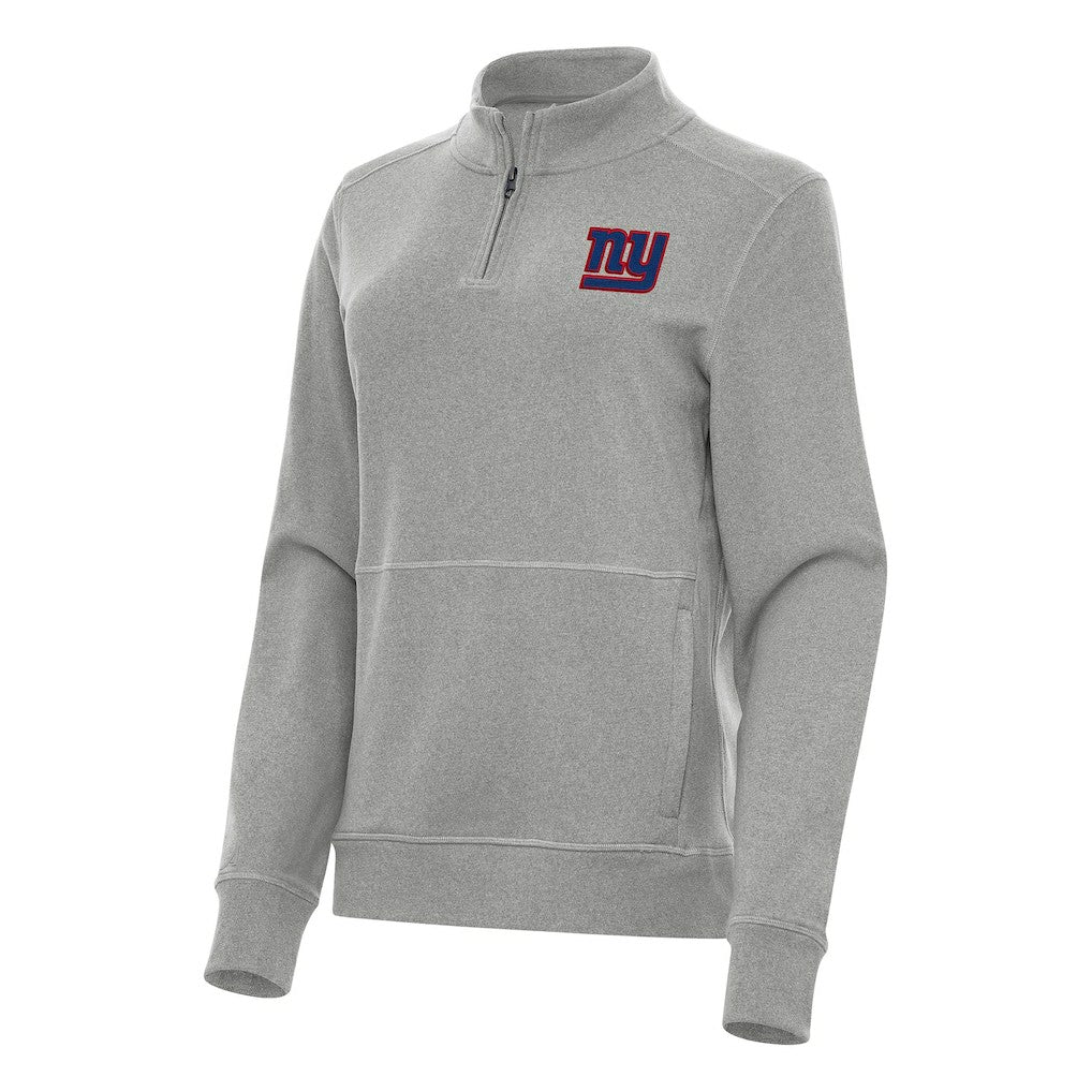 Antigua Women's Crush Quarter-Zip Jacket - New York Giants