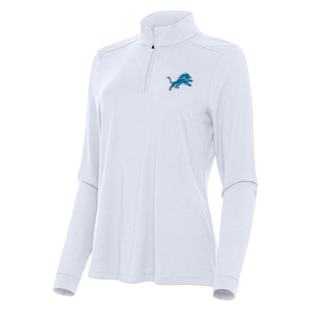 Antigua Women's Intent Quarter-Zip Sweatshirt - Detroit Lions