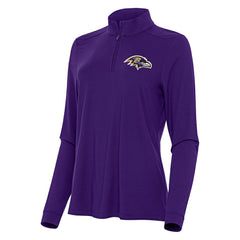 Antigua Women's Intent Quarter-Zip Sweatshirt - Baltimore Ravens