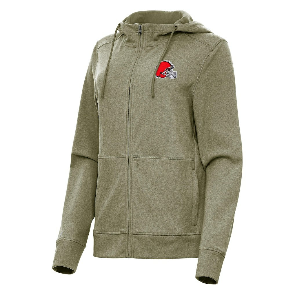 Antigua Women's Seeker Full-Zip Hoodie Jacket - Cleveland Browns