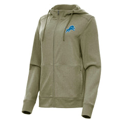 Antigua Women's Seeker Full-Zip Hoodie Jacket - Detroit Lions