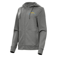 Antigua Women's Seeker Full-Zip Hoodie Jacket - Los Angeles Chargers