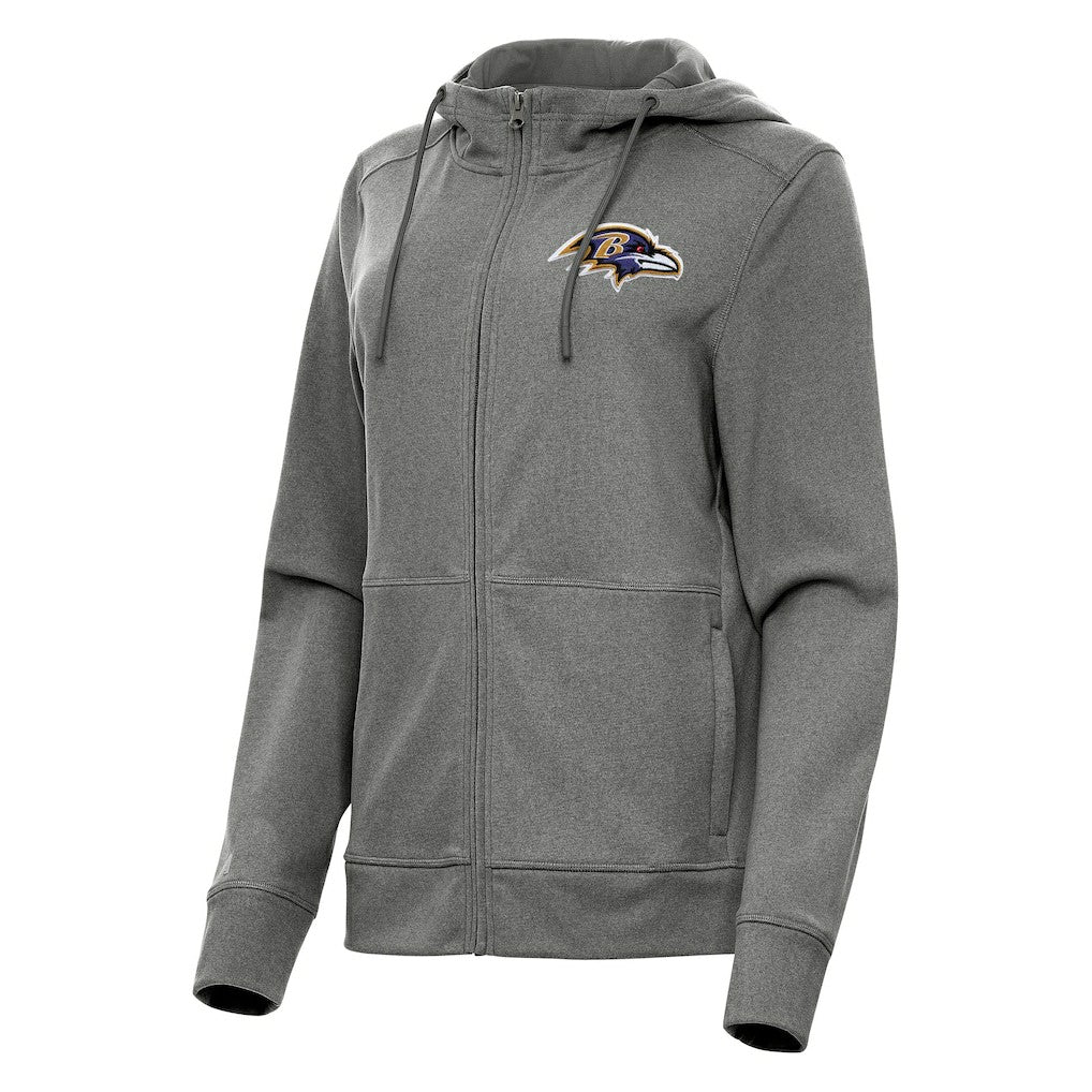Antigua Women's Seeker Full-Zip Hoodie Jacket - Baltimore Ravens