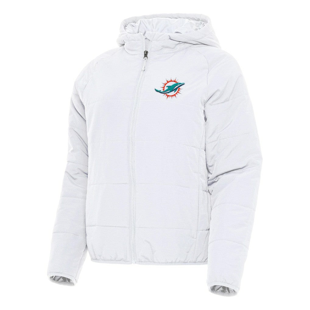 Antigua Women's Universe Full-Zip Hoodie Jacket - Miami Dolphins