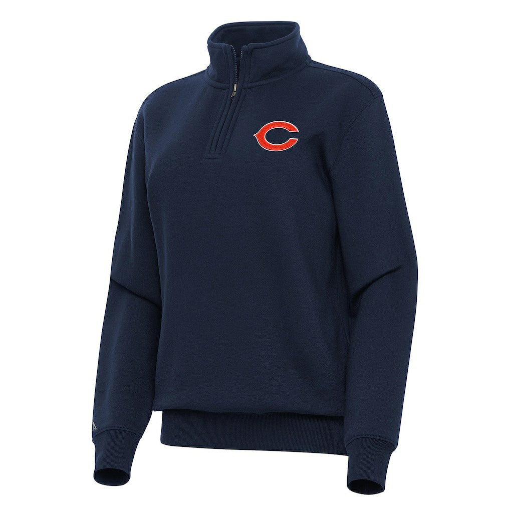Antigua Women's Victory Quarter-Zip Top - Chicago Bears