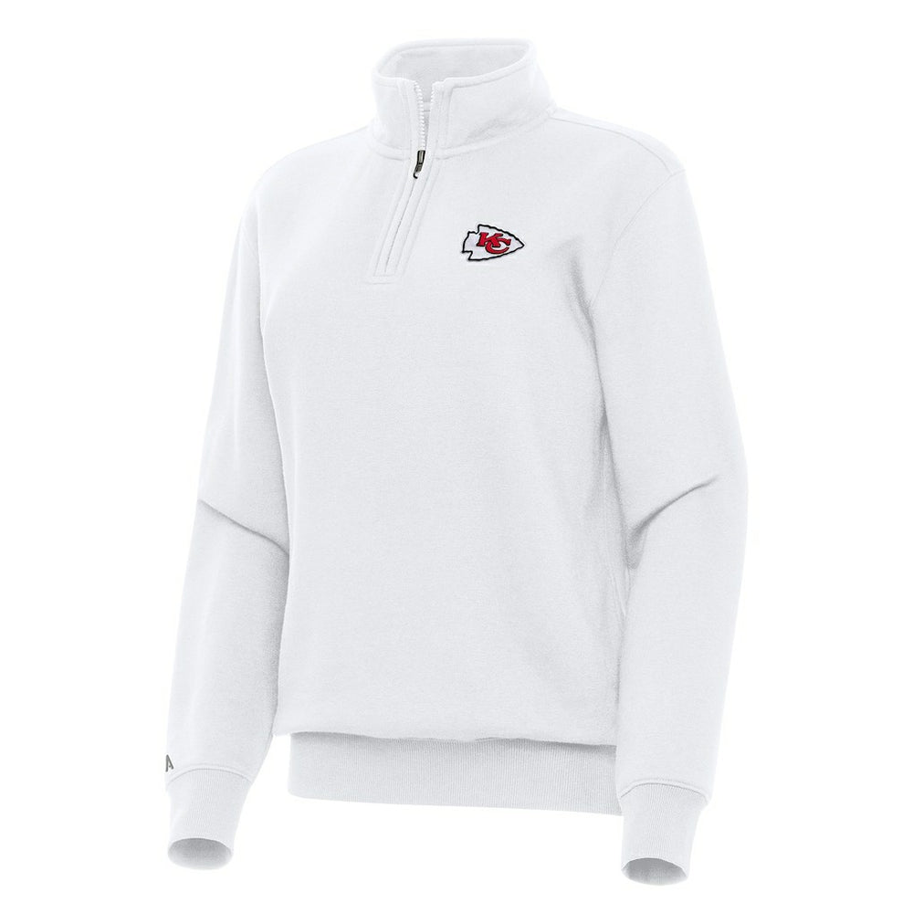 Antigua Women's Victory Quarter-Zip Top - Kansas City Chiefs