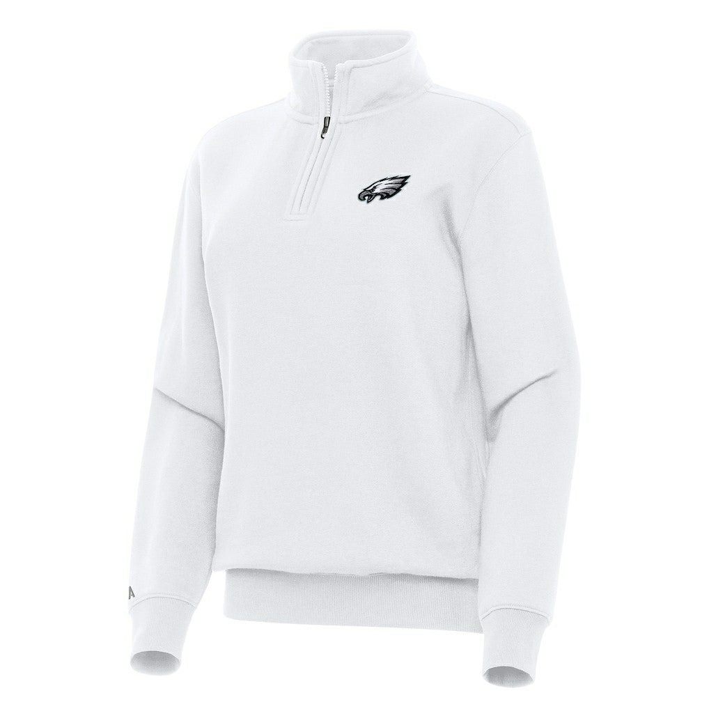 Antigua Women's Victory Quarter-Zip Top - Philadelphia Eagles